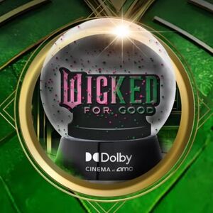 Wicked For Good Dolby Exclusive Snowglobe